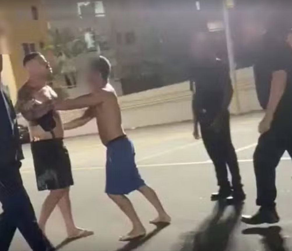 Soldado é preso após agredir mulher, também policial, e outros PMs em estacionamento de supermercado, em Vitória; veja VÍDEO