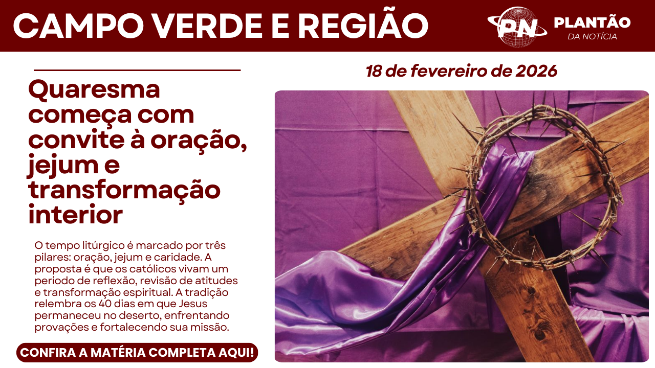 Quaresma começa com convite à oração, jejum e transformação interior